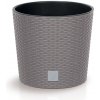 Prosperplast Kvetináč RATO ROUND s vložkou 30 cm mocca