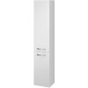 Cersanit - Vysoká skrinka, 150x30x25 cm, 2 dvierka, pánty L/P, biela S926-007-DSMROZ1