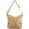 TESSA dámska crossbody koženková kabelka Khaki