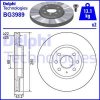 DELPHI Brzdový kotúč BG3989