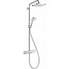 Hansgrohe Croma - Sprchový set Showerpipe s termostatom, 1jet, EcoSmart, chróm - 27660000