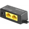 PoE pasívny injektor RJ45 - žltý