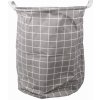 Textilomanie Sivý kôš na hračky a bielizeň CUBE