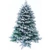 Luxusný 3D umelý vianočný stromček LUX SNOWY s realistickými vetvičkami a kovovým podstavcom biela Výška 120 cm | Šírka 100 cm
