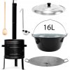 Perfect Home PL-Set-66 Kotlíková súprava 16L, 6ks – kotlina/kotlík/pokrievka/varecha/naberačka/platňa