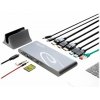 Delock USB Type-C DP 1.4 Docking Station Triple 4K Display - Dokovací stanice - USB-C 3.2 Gen 1 / Thunderbolt 3 - HDMI, 2 x DP - 1GbE