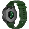 eses Jednofarebný silikónový remienok pre smart hodinky 18 mm Farba: zelená army