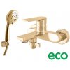 Vaňová batéria RAV SLEZÁK Nil so sprchovacím setom 150 mm zlatá NL154.5/1Z