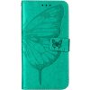 Diárové puzdro na Infinix Hot 30i MEZZO motýle zelené