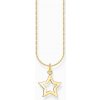 Thomas Sabo KE2222-413-39-L45V Gold-plated chain w. star pendant