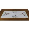 Raebel Biely obrus Vyšívaný 6039 biela Polyester 40x90 cm