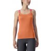 Castelli Bavette Top, Soft orange/ Hibiscus Veľkosť: XS Dámsky top na horúce dni bez priameho slnka