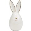 Textilomanie Keramický zajačik AURIC BUNNY 14 cm biely