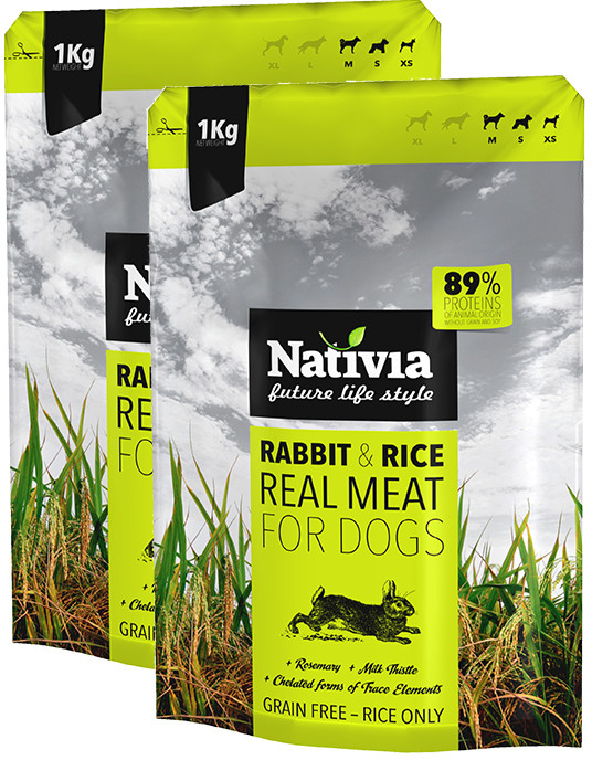 Nativia Real Meat Rabbit & Rice 8 kg