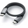 Satechi ST-TCC10M Satechi USB-C to USB-C Short , 25cm, šedý