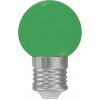 Spectrum LED žiarovka 1W GREEN E27 + záruka 3 roky zadarmo + záruka 3 roky zadarmo
