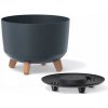 PROSPERPLAST Kvetináč GRACIA STANDARD 23,5 cm antracit