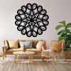 Karls DESIGN Drevená mandala na stenu - Sirius II - 40cm