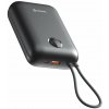 Swissten Power bank VOLTBOX 35W 30000 mAh s integrovanými káblami - USB-C, A, Lightning / čierna