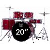 Mapex Comet CM5044FTC bicia sada s činelmi Farba bicej sady: Infra Red (Infra červená)