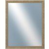DANTIK - Zrkadlo v rámu, rozmer s rámom 80x100 cm z lišty KŘÍDLO malé zlaté patina (2774)