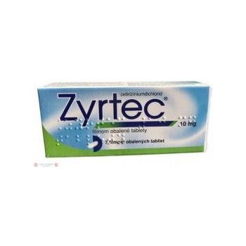 Zyrtec tbl.flm.7 x 10 mg od 3,86 € - Heureka.sk