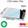 Plastové obálky COEX nepriehľadné Balenie: 100 ks balenie, Rozmer: 190 x 255 mm