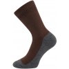 Dospelé ponožky na spanie tmavohnedá
