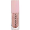 Makeup Revolution Shimmer Gloss trblietavý lesk na pery Glimmer Nude 4,5 ml