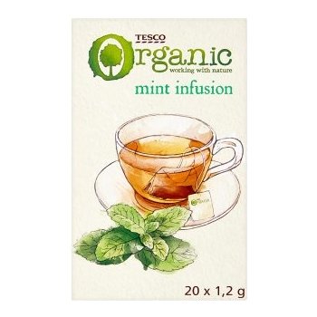 Tesco Organic Bio bylinný čaj mäta 20 x 1,2 g od 1,49 € - Heureka.sk