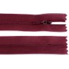 Špirálový zips skrytý No 3 dĺžka 60 cm dederon - 1 ks 178 bordó
