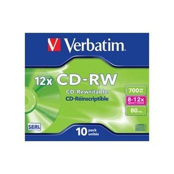 Verbatim CD-RW 700MB 12x, 10ks