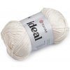 Bavlnená pletacia priadza Ideal 50 g - 1 ks 2 (222) krémová svetlá