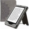 Puzdro KW Mobile - Rising Sun - KW5626205 - pre Amazon Kindle Paperwhite 5 (2021) - šedé (KW Mobile obal na Amazon Kindle Paperwhite 5 (2021), vrecko, stojan, AutoSleep, motív Rising Sun, šedý + záruk