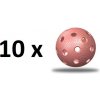 Florbalová loptička TRIX IFF - jahodová - 10 ks