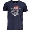 NORWAY 1963 Perfektné Pánske Tričko Capitals Tmavo Modré Tmavo Modrá XL