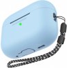 AhaStyle silikónový obal s pútkom pre AirPods Pro 2 - modrý - možnosť vrátiť tovar ZADARMO do 30tich dní