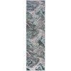 Flair Rugs , DOPREDAJ: 60x230 cm Běhoun Eris Marbled Emerald, 60x230, modrá, chodba / predsieň