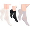 Dámske ažúrové ponožky Lace Two - 35-37 / biela