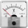 Analógový 10V štvorcový voltmeter