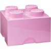 LEGO® úložný box 25 x 25 x 18 cm svetle ružová