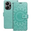 OEM Puzdro MEZZO Book pre XIAOMI Redmi Note 13 Pro Plus 5G mandala - zelené