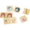 Viga Drevené puzzle protiklady