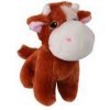 Hračka pes - plyšová kráva pískací 1ks/14cm