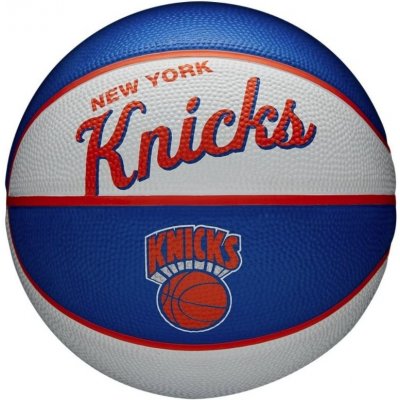 Basketbalová lopta Wilson NBA TEAM RETRO BSKT MINI NY KNICKS (194979034668)