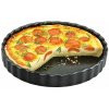 KUCHENPROFI Burgund 28 cm čierna - keramická forma na pečenie tarty