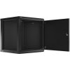 Lanberg WF01-6612-00B rack 12U Nástěnný regál Černá