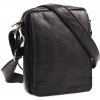 Pánska kožená crossbody taška Sendi Design M 52006 čierna