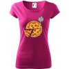 Pizza DJ - Dámske tričko Pure - XL ( Fuchsiová )