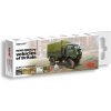Sada akrylových farieb ICM - WWII Military Vehicles of Britain 6x12ml